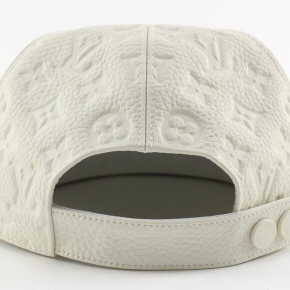 Louis Vuitton Virgil Monogram Taurillon Leather Casquette Baseball Cap 12LVJ1025
